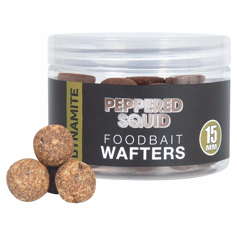 Dynamite Baits Peppered Squid Wafters 15mm